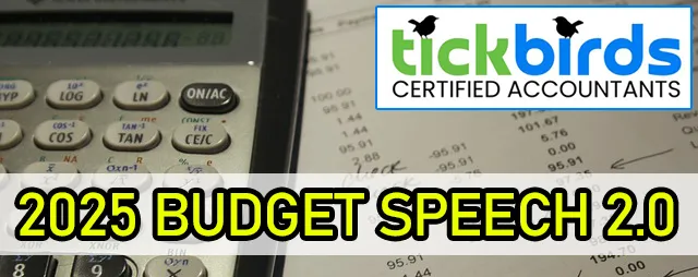 Tickbirds logo representing the Budget Speech 2025