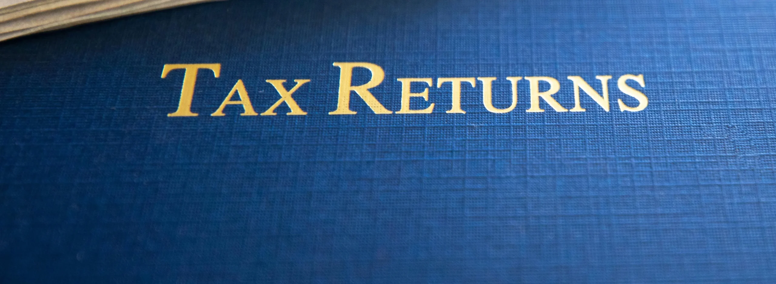 Tax return documents and financial paperwork